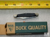Small Buck 310 3 Blade Whittler Pocket Knife Cat #2731