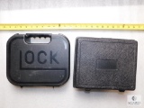 Lot 2 Pistol Cases - 1 Glock 1 Unbranded