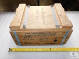 Heavy Wood 384 Cartridge .30 Cal Box Stamped Taega Ball M2