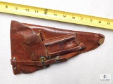 Finnish Lahti Leather Holster fits Lahti L35 & M40 Luger 9mm