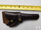 Vintage Brauer Brothers Leather Holster fits Colt DA 38, S&W, & 6