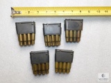 Lot 5 MI Garand Clips with Blank Cartridges