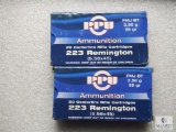 40 Rounds PPU .223 REM Ammunition (5.56 x 45) 55 Grain