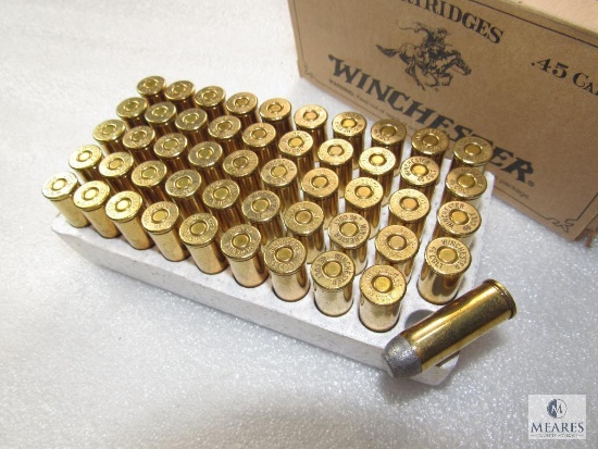 50 Rounds Winchester 45 Colt Ammunition Cowboy Action Loads 250 Grain Ammo