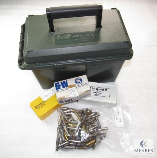 Case Gard Ammo Can with Approx 225 Rounds 38 Special Ammunition