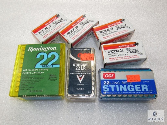 400 Rounds .22 LR Ammunition CCI Stinger, Winchester Wildcat & Remington Target