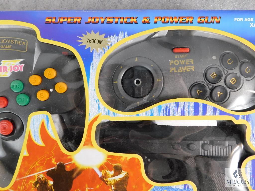 Vintage Power Player Super Joystick & Power Gun Power Player TV Game  XA-76-1E