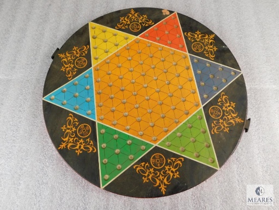 Chinese Checkers / Chess / Checkers Round Tin Game