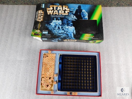 Lot 2 Vintage Games Scrabble RSVP & Star Wars Game