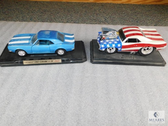 Lot 2 Model Cars 1 Muscle Machine Pontiac GTO & 1967 Chevy Z-28 Camaro