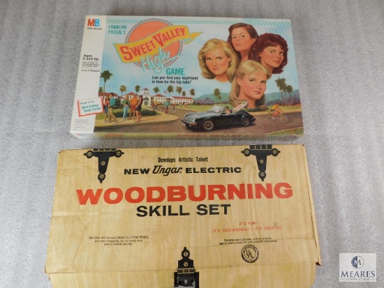 Sweet Valley High Game & Vintage Wood Burning Kit