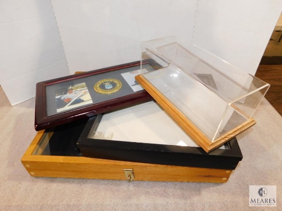 Lot 4 Display Cases 1 with Police Department Emblem