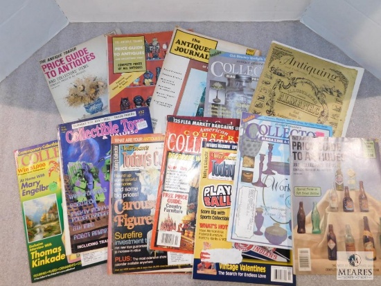 Lot Vintage Antique Collectors Books & Magazines Price Guide Collectibles