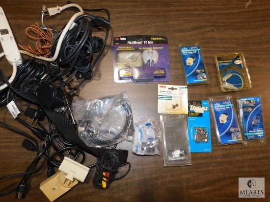 Lot of Electric PC, Phone, and Cable Items New & Used