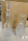 Lot of 2 Crystal - Glass Decanters 11