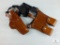 New leather shoulder holster with mag pouch fits Colt 1911, S&W 5904 and similar