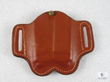 New Leather adjustable double magazine pouch for Glocks and similar mags