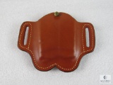 New Leather adjustable double magazine pouch for Glocks and similar mags