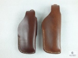 3 New leather thumb break holsters fits beretta 84,85, Colt 380 Government and similar