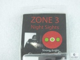 Zone 3 night sights fits HK USP compact