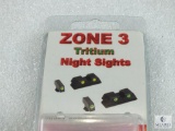 Zone 3 night sights for Glock 20,21,29,30,31,32