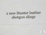 2 new Hunter leather shotgun slings
