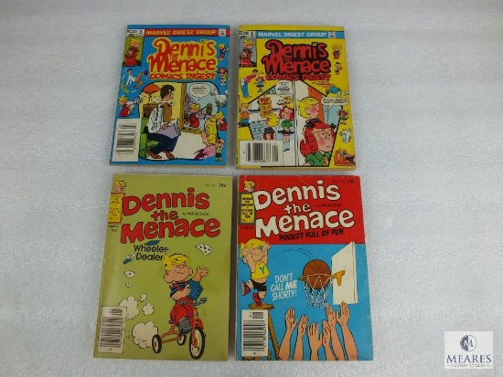 Lot of 4 Dennis the Menace Comic Books