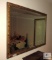 Gold Leaf Design Framed Bevel Edge Mirror