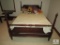 Vintage Rice Bed Full Size Headboard, Footboard, Frame, +