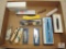 Lot of 9 Pocket Knives Buck, Ranger, Frost Cutlery & Cross Fine Writing Pen