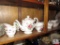 Over 90 Piece Set of Craftsman China Set Floral w/ Gold Trim Dinnerware