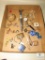 Lot Men's Watches Pins and Cuff Links some Vintage