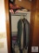 Laundry Room Closet Contents Men's Dress Coats, Dusters, Duck Picture, Cups, Light Bulbs +