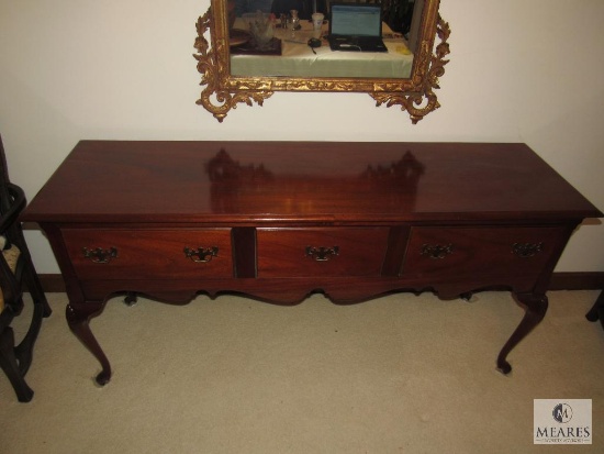 Hickory Chair Co NC Cherry Wood Finish Large Buffet Table
