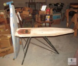 Lot of 2 Ironing Boards 1 Rid-Jid Vintage Wood Board