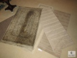 Lot of 5 Rugs / Runners All Beige Taupe Tones 1 Oriental Style