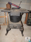Antique Enterprise No. 80 Water Heater Cast Iron Stove