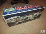 2001 New in the box Hess Helicopter with Motorcycle & Cruiser Vehicle