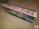 1995 New in the box Hess Toy Truck and Helicopter