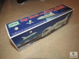 1999 New in the box Hess Toy Truck and Space Shuttle with Satellite