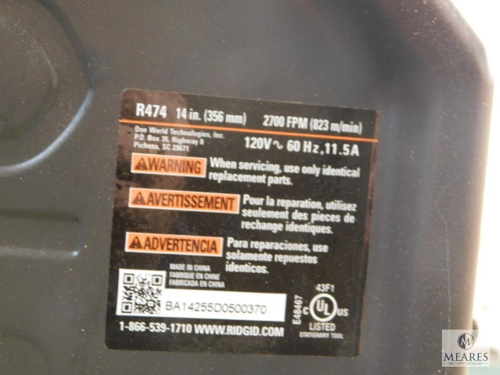Ridgid R474 Bandsaw (Like NEW Condition 