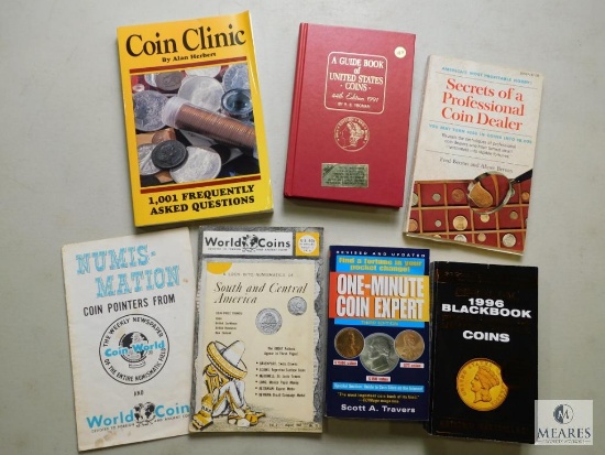 1996 Blackbook Price Guide to coins & One Minute Coin Expert & Secrets of Professional Coin Dealer &