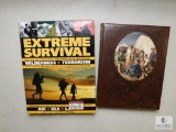 Lot 2 Hardback Books Extreme Survival & The Old West The Pioneers