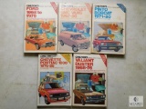 Lot 5 Chilton's Repair Books Pinto Bobcat Chevrolet Valiant Dust Pontiac Fords +