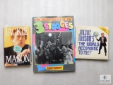 Lot 3 Books, The world according to me , How to talk jewish, The wacky world of the 3 stooges