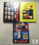 Lot 3 Book , Fiesta, Zippo The greatest Lighter, zany characters Ad world