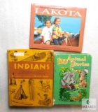 Lot Children's Books 100 Animal Stories & Native American; Grandchildren of the Lakota (Lavera Rose)