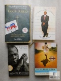 Lot Self-Help Books - Say You're one of them (Uwem Akpan) God's Politics (Jim Wallis) Big Shoes (AL