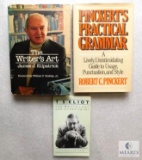 Lot 3 Vintage Books - Pinckards Practical Grammar (Robert C. Pinckert) The Writers Art (James