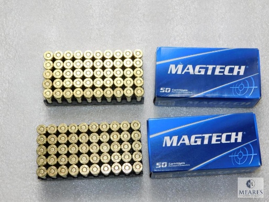 100 Rounds Magtech 9mm Luger Ammunition 115 Grain Ammo